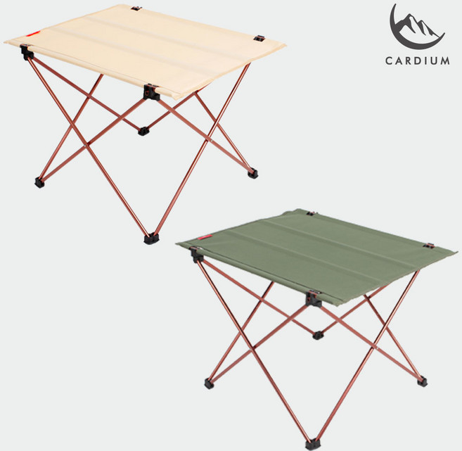 카디움 두랄루민 캠핑 미니 테이블 초경량 백패킹 등산 EST-402, EST-402(올리브), 두랄루민 미니테이블
