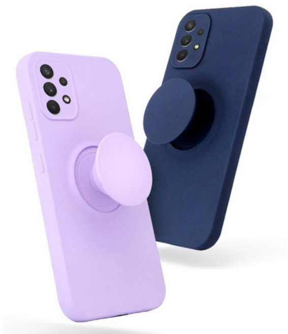 갤럭시A23 그립 톡 케이스 파스텔 실리콘