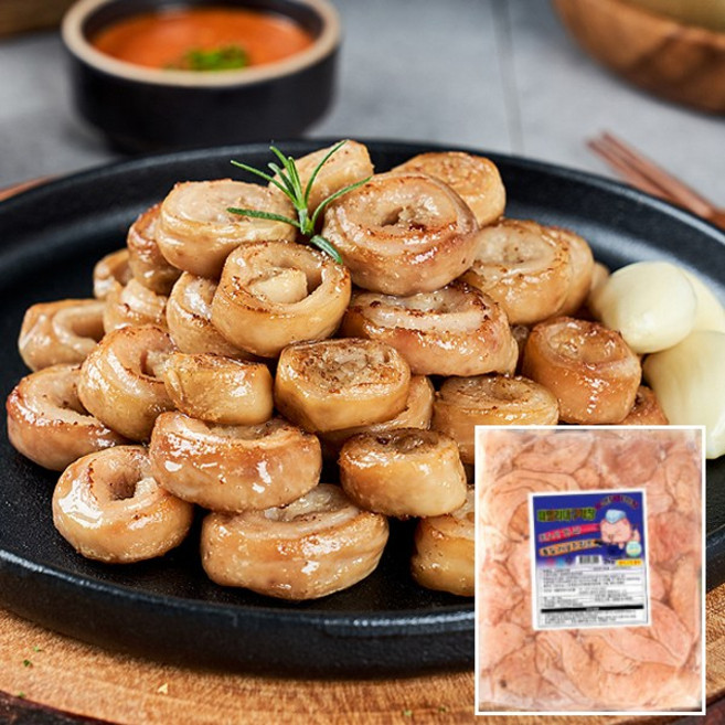 진짜 막창! 35년 전통 잡내X 비린내X 키위 과일숙성 숙성 돼지막창(소스X) 캠핑용막창, 1kg, 1개