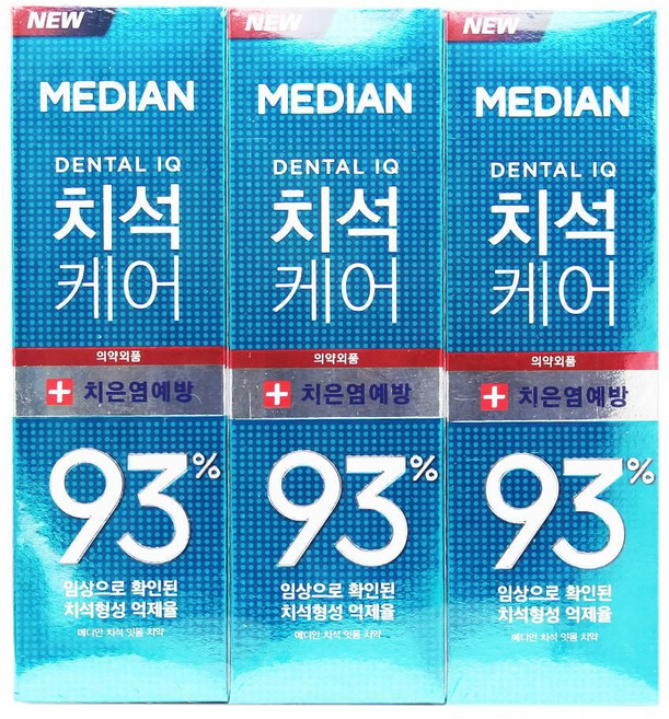 기타 브랜드 메디안 치석 잇몸치약 120gX3 구취제거, 120g, 3개
