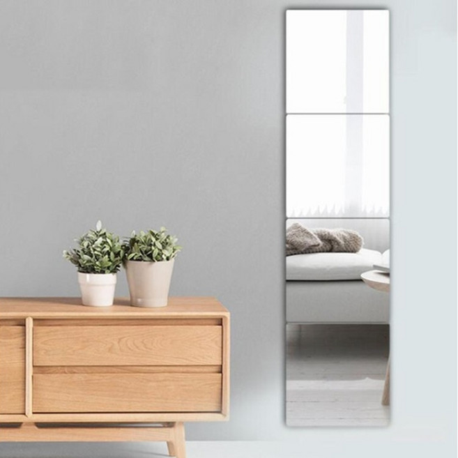 (2mm) 붙여보소 붙이는 아크릴 거울, 2mm 30cm 4장