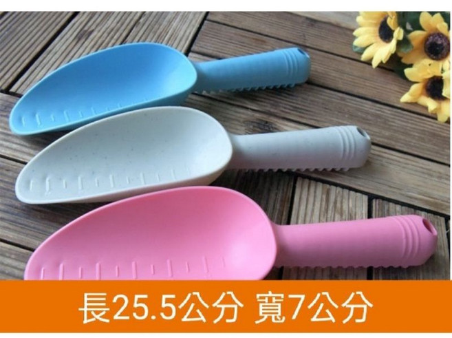 熊貓購物 多肉植物種植園藝工具 大鏟子 土鏟 挖土工具, 1個, 藍色