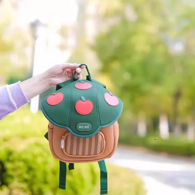 VividChic ins송이버섯 유아가방 경량 백팩