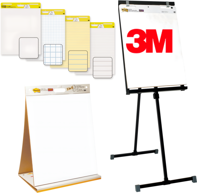 3M 이젤패드 테이블탑 대형포스트잇 563 559 560 561 566, 563 2in1 화이트보드