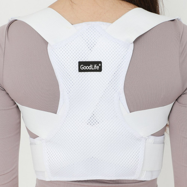 굿라이프 바른자세 굽은 어깨 허리 밴드, 1개