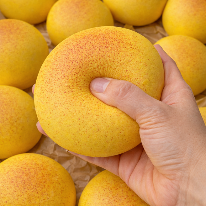 호빵 찐빵 스퀴시 쫀득이 브레드 스트레스볼 버터향 말랑이 슬로우라이징, 1개, 75g, 몽실단호박