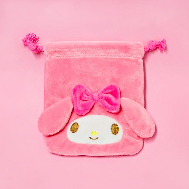 산리오 캐릭터즈 부드러운 봉제 휴대용 미니조리개 파우치