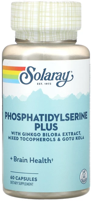 Solaray 포스파티딜세린 플러스 캡슐 60정, 1개 - 쿠팡