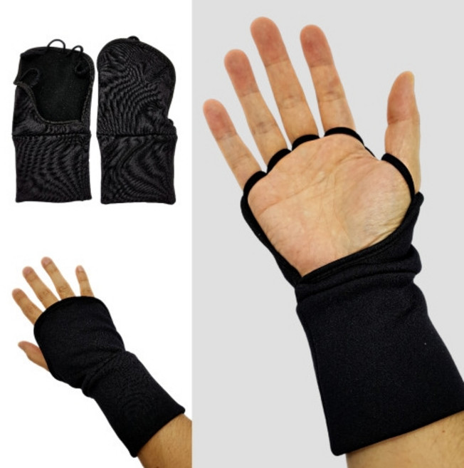 UNDERDOG 농구장갑 - 윈터슈팅글러브2.0, 블랙, 1개