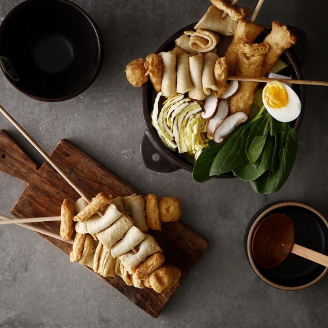 푸딩팩토리 꼬치어묵 사각꼬임어묵 봉어묵 모듬어묵 어묵탕 어묵 오뎅 간식 안주 캠핑요리 집들이요리 포장마차, 모듬 꼬치어묵 (10개입), 1개, 800g