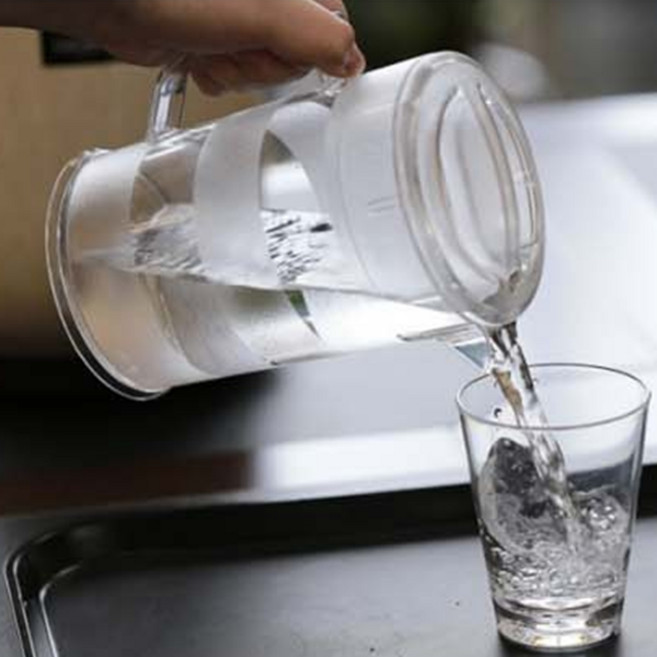 투명 물병 물통 저그 보틀 카페 워터 1000ml 친환경 등산용 텀블러 추천 에코 헬스 운동, 1L, 1개