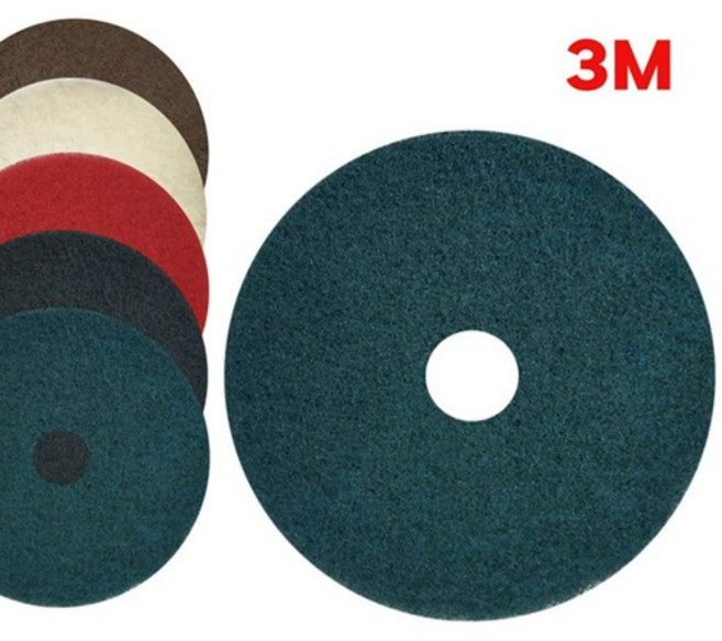 3M 마루광택기 돌돌이 패드 청색 5300 1박스(5개) 바닥 광택 세척 오염 플로어패드