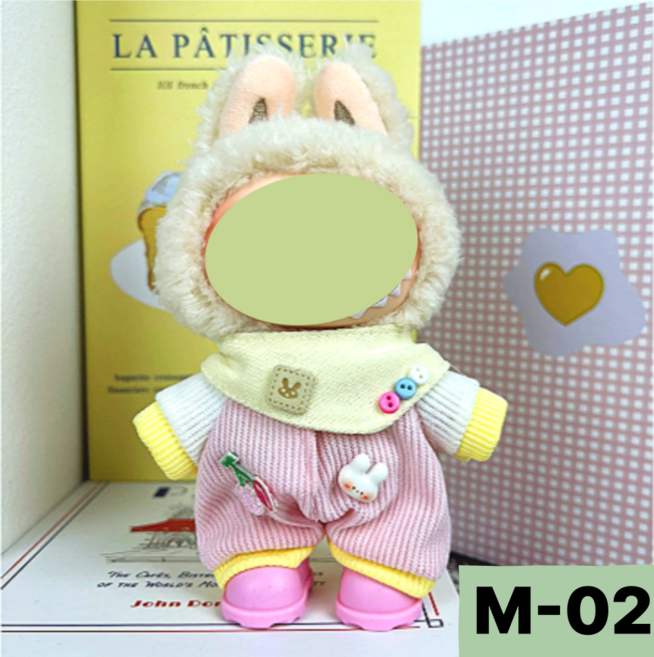엠디픽 미니 인형 옷세트 큐티 악세서리 캐릭터 의상 인형미포함, 02