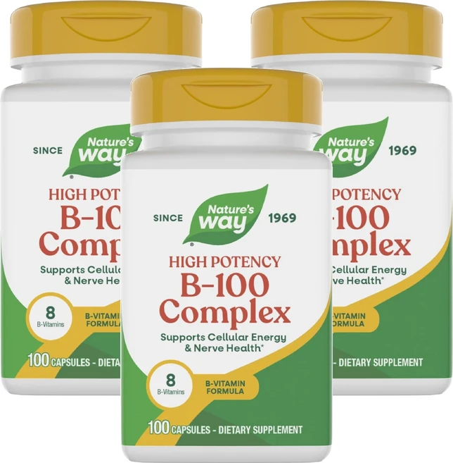 네이쳐스웨이 B-100 컴플렉스 캡슐, 3개, 100정 - 쿠팡