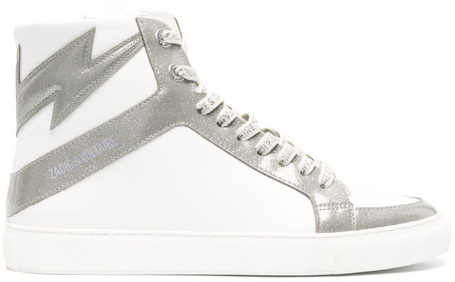 쟈딕앤볼테르 하이 플래시 인피니티 가죽 스니커즈