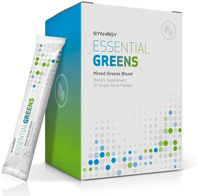 시너지 에센셜 그린 에너지 30포 Synergy Essential Greens - Rich in Nutrients and Supports Energy - 30 Packets, 1g, 1개