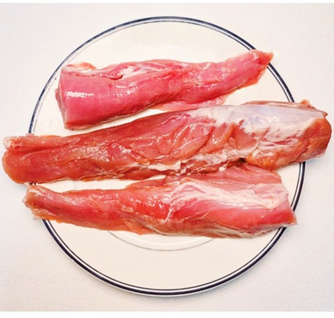 [행복미트] 한돈 안심 국내산 돼지 안심 덩어리 볶음 수육 장조림용 1kg+1kg 총 2kg [당일발송], 2개, 1kg