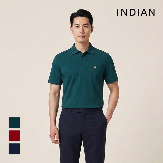 [INDIAN] 피케 솔리드티_MIVAS3M2261