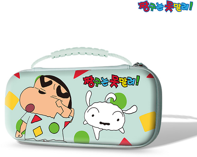 짱구는못말려 스위치OLED 멀티 파우치(짱구잠옷), 1개, 단품