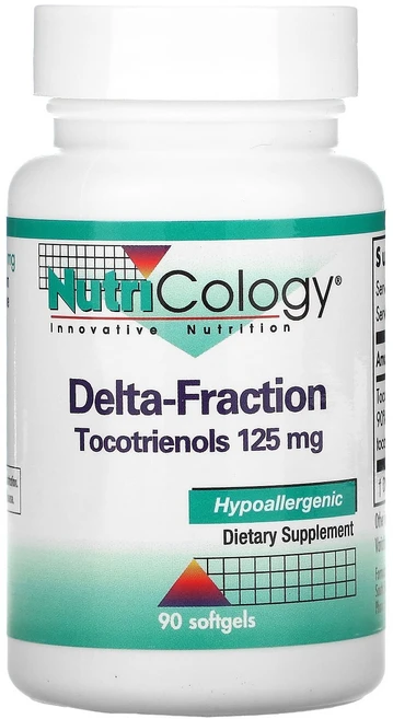 뉴트리콜로지 델타-프랙션 토코트리에놀 125mg 소프트젤, 90정, 1개 - 쿠팡