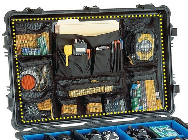 PELICAN 펠리칸 1659 오거나이저 - 펠리칸 1650 전용, 1개, 블랙