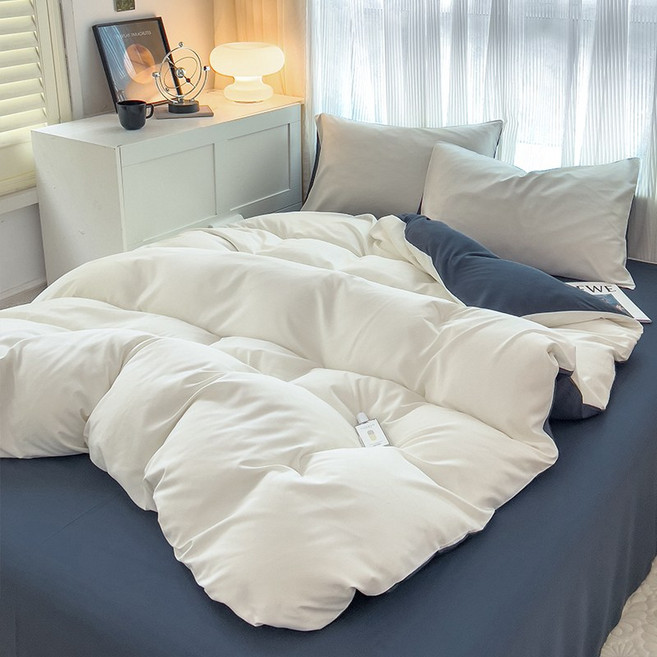 몽네스트 사계절 침구 커버 세트 이불커버+베개커버+침대시트 4종 세트