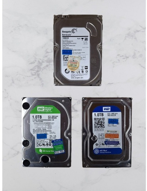 중고하드 SATA HDD 1TB 2TB 3.5인치 데스크탑용, 랜덤데스크탑용