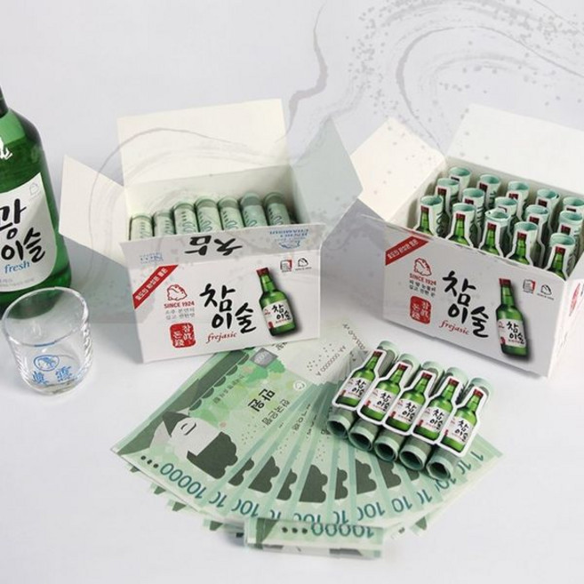 참이슬 소주 선물세트 깜짝 박스 생일 기념일 어버이날 환갑 칠순 팔순 현금포장, 주류세트