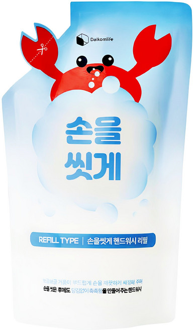 달콤라이프 손을씻게 게거품 핸드워시 리필, 1개, 300ml