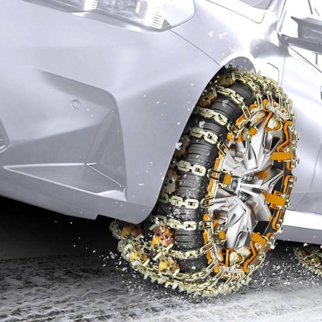 스노우체인 차량용 타이어 체인, 1세트