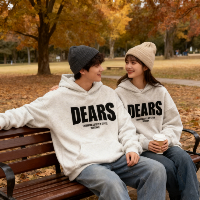 남녀공용 세미 오버핏 후드티 빅사이즈 루즈핏 맨투맨 긴팔티셔츠 후드티