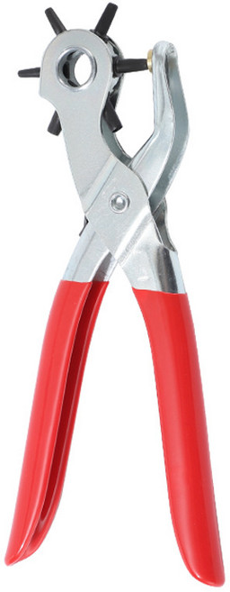 皮帶打孔鉗多功能圓孔扁孔手動打孔器腰帶皮革紙張打孔鉗廠家, 1個