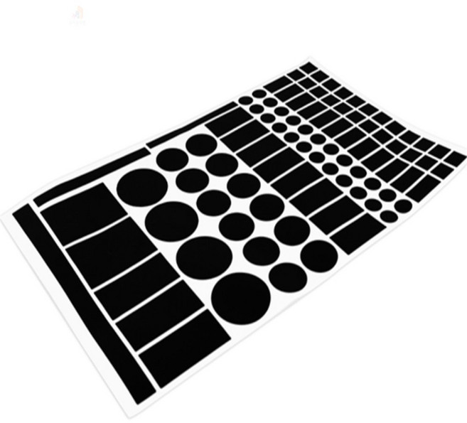 헬로라일락 빛차단암막스티커 led시계불빛가리개, 바이올렛/보라계열