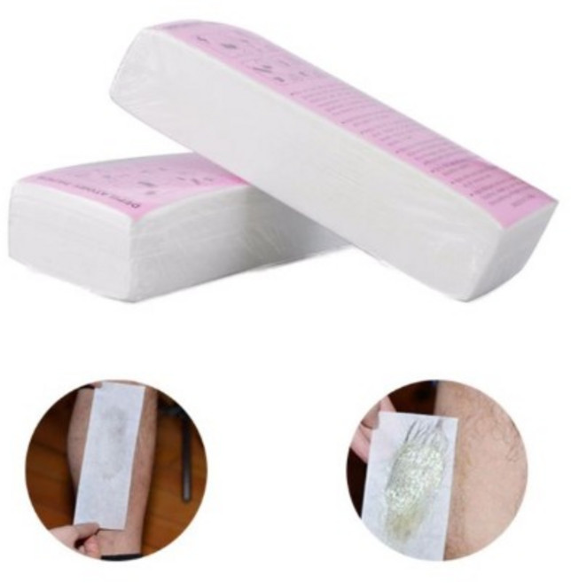 셀프왁싱 제모패드 왁싱재료 왁스스트립 제모스트립, 1개