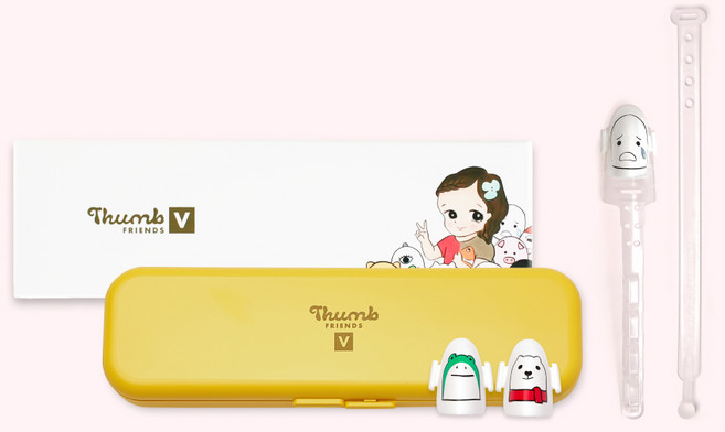 썸프렌즈V A set Small (검지/중지/약지/새끼용), 3세 ~ 7세, 1개