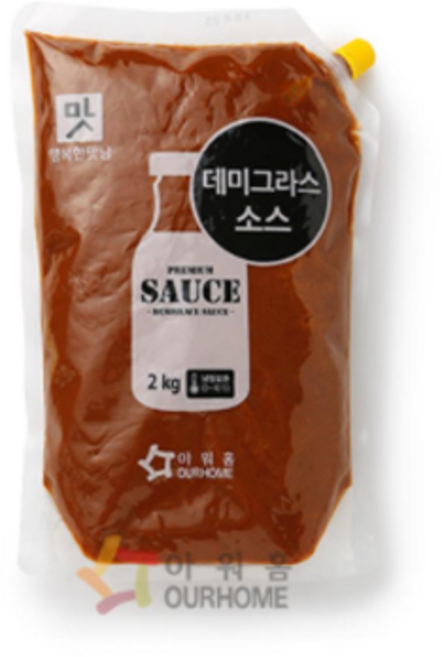 아워홈 데미그라스소스 2kg 대용량 소스, 3개