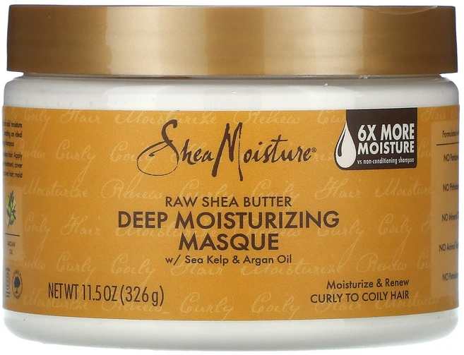 SheaMoisture 무가공 시어버터 딥 트리트먼트 마스크 해조류 및 아르간오일 함유 326g(11.5oz), SheaMoisture무가공시어버터딥트리트먼트마스크해조, 326g, 1개 - 쿠팡