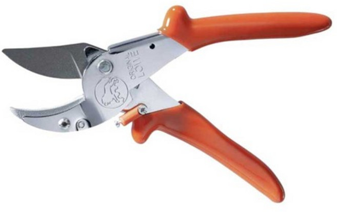 독일제 뢰베 원예가위 앤빌 전정가위 10-107 테프론코팅 양손겸용, 1개