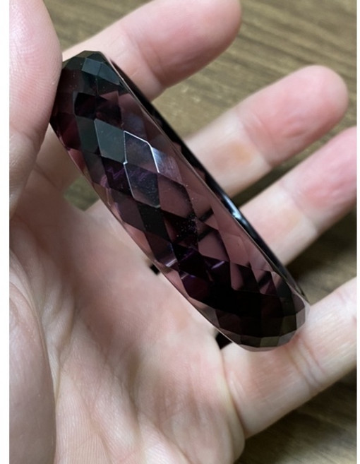 紫羅蘭鑽切面琉璃手鐲, 1個