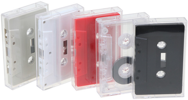 SMC 카세트공테이프 40분 투명케이스 포함 카세트테이프, 그레이