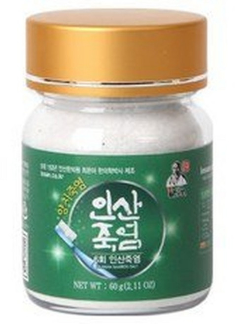 인산죽염 최은아 6회 양치죽염, 60g, 4개