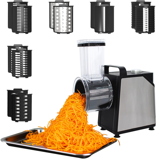 리빙디노 올인원 전동채칼 야채슬라이서 채써는기계, 1세트, VSL2-S