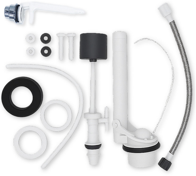 [더블러섬] 무소음 양변기 부속품_측면버튼, 측면 버튼, 1개 세트