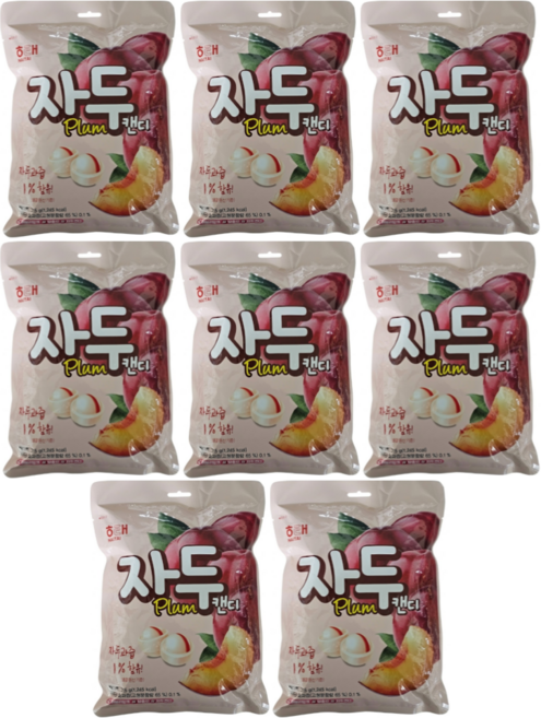 해태제과 자두 캔디, 315g, 8개
