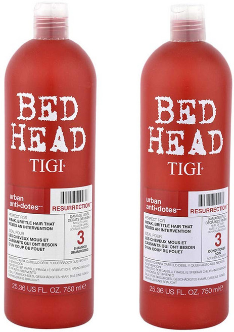 티지 어반 안티도트 레저렉션 샴푸 및 컨디셔너 손상 모발용 Bed Head by TIGI Urban Antidotes Resurrection Shampoo and Conditio, 파파야, 1개