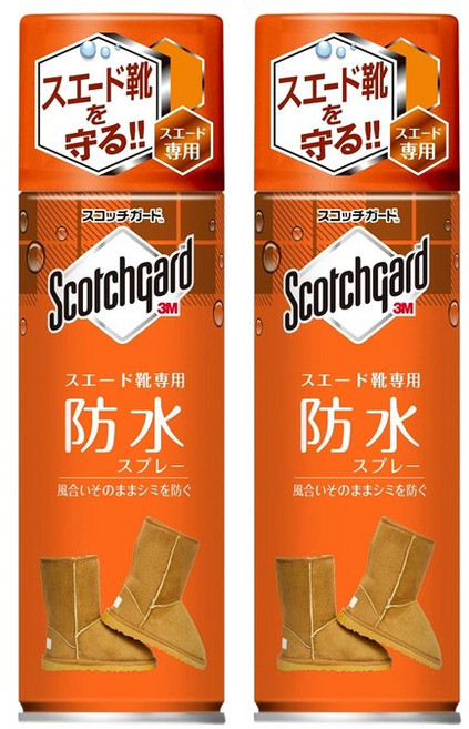 3M 방수 스프레이 발수 신발 스웨이드용 170ml x 2개 SG-P170suS 스카치가드