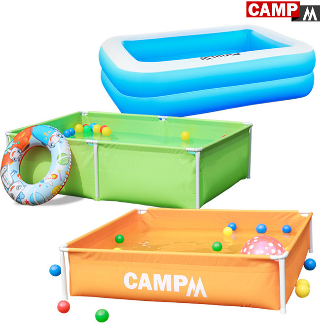 [풀장 3종 모음집] 가정용 어린이 미니 풀장 사각 아기 수영장 간이 야외 에어 볼풀장 베란다 물놀이 풀장 대형 애견 강아지 대형풀장 (사각프레임풀장+에어풀장), 자이언트 에어풀장, 1개