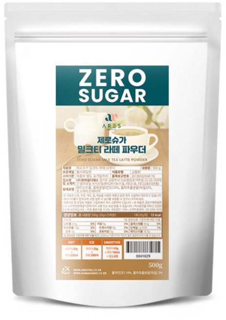 아레스 제로슈가 밀크티 라떼 파우더, 1개, 1개입, 500g