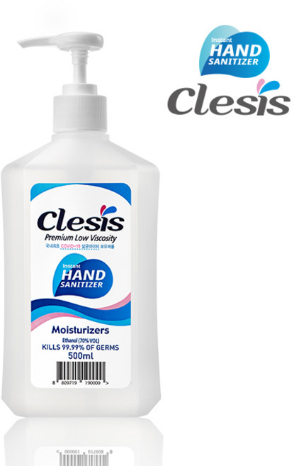 Clesis 프리미엄 손소독제, 1개, 500ml