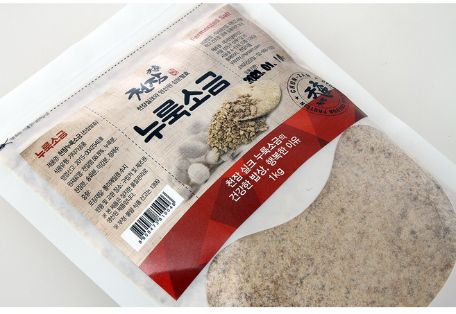 천잠 미네랄 쌀 누룩소금1kg 유리판 천일염 김장 양념소금 경기광주맛집 육즙 업소용 핑크소금 천연조미료, 1kg, 1개